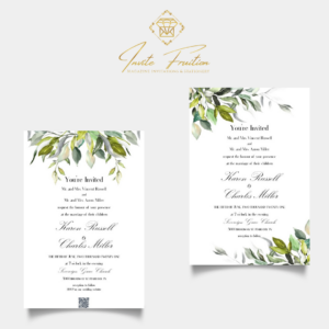 Wedding Invitation Suite Growing Together