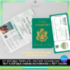 Wedding Passport Invitation and boarding pass rsvp