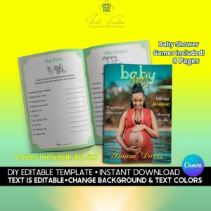 Baby Shower Game Booklet