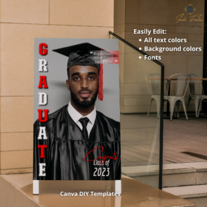 graduation magazine sign
