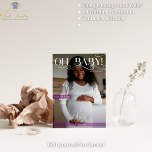 Baby Shower Magazine Invitation