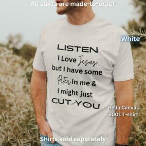 funny jesus peter shirt